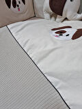 Yuar Baby Animal Beşik Uyku seti Krem 70x130 cm