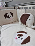 Yuar Baby Animal Beşik Uyku seti Krem 70x130 cm
