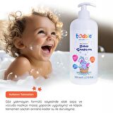 TODBİE 2'si 1 Arada Bebek Şampuanı - Göz Yakmayan, Papatya Özlü, 500 ml Bebek Şampuanı - Sles İçermez