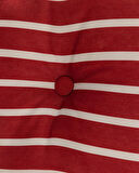 English Home Northsea Dekoratif Kırlent Beyaz - Bordo