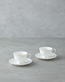 English Home Sakura New Bone China 4 Parça 2 Kişilik Kahve Fincan Takımı Gold