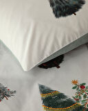 English Home Pine Serenity Dijital Baskılı Soft Cotton Çift Kişilik Nevresim Takımı Yeşil