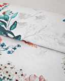 English Home Flora Vista Dijital Baskılı Soft Cotton Tek Kişilik Nevresim Takımı Turuncu