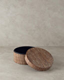 English Home Boho Chic Bambu Dekoratif Kutu Kahverengi