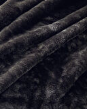 English Home Furry Super Soft Tv Battaniyesi Antrasit