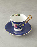 English Home Vanilla New Bone China 4 Parça 2 Kişilik Çay Fincanı Takımı Lacivert