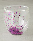 English Home Sparkle Borosilikat Cam Double Wall Kupa Pembe