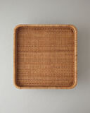 Verona Rattan Dekoratif Tepsi Naturel