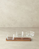 Orient Akasya 4 Parça Sunumluk Koyu Kahverengi