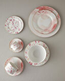 English Home Sakura Season New Bone China Pasta Tabağı Açık Pembe