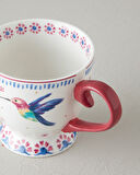 English Home Carnival Sparrow New Bone China Kupa Fuşya