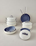 English Home Luna Alüminyum Tava 26 cm Krem