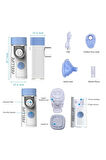 Medikalcim Air Pro 3 Mini Mesh Nebulizatör Nebul Tasınabilir Sessiz Nebulizatör
