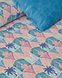 English Home Tropical Palm Tek Kişilik Pike Mavi