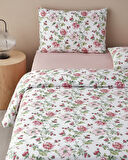 English Home Sparkling Flowers King Size Nevresim Takımı Yeşil