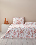 English Home Rosey Violen King Size Nevresim Takımı Turuncu