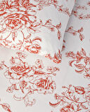 English Home Rosey Violen King Size Nevresim Takımı Turuncu