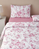 English Home Rosey Violen King Size Nevresim Takımı Pembe
