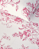 English Home Rosey Violen King Size Nevresim Takımı Pembe