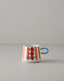English Home Jolly Shell Stoneware Kupa Turuncu-Mavi