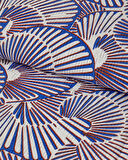 English Home Marine Mosaic Çift Kişilik Pike Lacivert-Turuncu