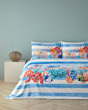 English Home Deep Ocean King Size Nevresim Seti Mavi