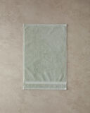 English Home Shiny Stripe Pamuklu Yüz Havlusu Seti Su Yeşili