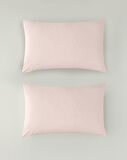 English Home Pure Pamuklu 2'li Yastık Kılıfı 50x70 cm Toz Pembe