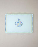 English Home Jolly Sea Cam Kesme Tahtası 25x35 cm Mavi-Beyaz
