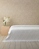 English Home Morgan Pamuk Polyester King Size Yatak Örtüsü 240x230 cm Beyaz