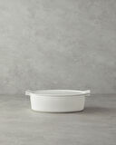 English Home Pure New Bone Oval Fırın Tenceresi 29x19x7,5 cm Beyaz