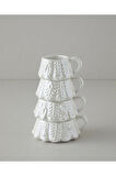 White Pine Dolomite 4'lü Kupa 153 ml-193 ml-267 ml-267 ml Beyaz