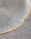 English Home Siana Cam Pasta Tabağı 21 cm Gold