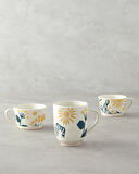 Sun Time Stoneware Kupa 220 ml Sarı-Yeşil