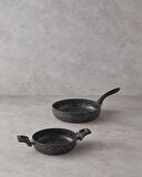 English Home Granada Alüminyum 2 Parça TAVA-SAHAN SETI 20x26 cm Siyah