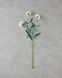 English Home Cornflower Tek Dal Yapay Çiçek 64 cm Beyaz