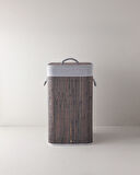 English Home Selina Bambu Çamaşır Sepeti 35x35x60 cm Antrasit