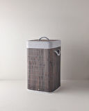 English Home Selina Bambu Çamaşır Sepeti 35x35x60 cm Antrasit