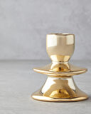 English Home Pera Şamdan 7x7x8 cm Gold
