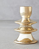 English Home Pera Şamdan 7x7x10 cm Gold