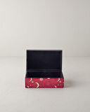 English Home Adolfo Dekoratif Kutu 21x13x8,5 cm Bordo