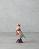 Owl Yılbaşı Biblo 8x 6x14 cm Kırmızı