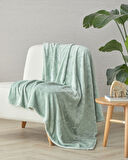 English Home Ramona Jakarlı Supersoft Tv Battaniye 120x160 cm Adaçayı Yeşili