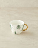 Joyful Pine New Bone China Kupa 430 ml Kırmızı - Yeşil
