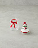 English Home Snow Smile Cam Kavanoz 230 ml Beyaz - Kırmızı