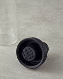English Home Boty Borosilikat Detoks Şişe 450 ml Siyah