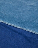 English Home Plain Pamuklu Çift Kişilik Battaniye 200x220 cm Indigo-Mavi