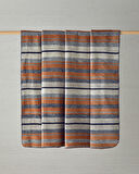 English Home Bold Stripe Akrilik Çift Kişilik Battaniye 200x220 cm Antrasit