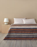 English Home Bold Stripe Akrilik Çift Kişilik Battaniye 200x220 cm Antrasit