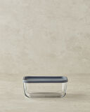 English Home Fresh Safe Cam Saklama Kabı 1170 ml Gri